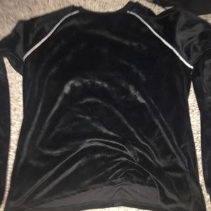 small velvet power shirt